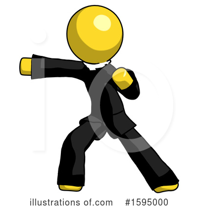Royalty-Free (RF) Yellow Design Mascot Clipart Illustration by Leo Blanchette - Stock Sample #1595000