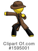 Yellow Design Mascot Clipart #1595001 by Leo Blanchette