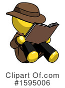 Yellow Design Mascot Clipart #1595006 by Leo Blanchette