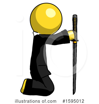 Royalty-Free (RF) Yellow Design Mascot Clipart Illustration by Leo Blanchette - Stock Sample #1595012