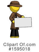 Yellow Design Mascot Clipart #1595018 by Leo Blanchette
