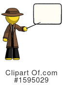 Yellow Design Mascot Clipart #1595029 by Leo Blanchette