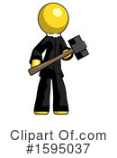 Yellow Design Mascot Clipart #1595037 by Leo Blanchette