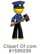 Yellow Design Mascot Clipart #1595039 by Leo Blanchette