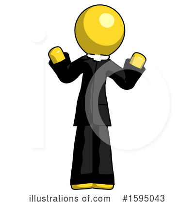 Royalty-Free (RF) Yellow Design Mascot Clipart Illustration by Leo Blanchette - Stock Sample #1595043
