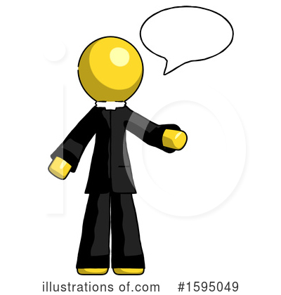 Royalty-Free (RF) Yellow Design Mascot Clipart Illustration by Leo Blanchette - Stock Sample #1595049
