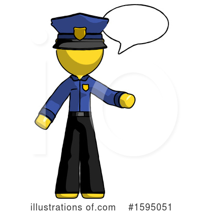 Royalty-Free (RF) Yellow Design Mascot Clipart Illustration by Leo Blanchette - Stock Sample #1595051