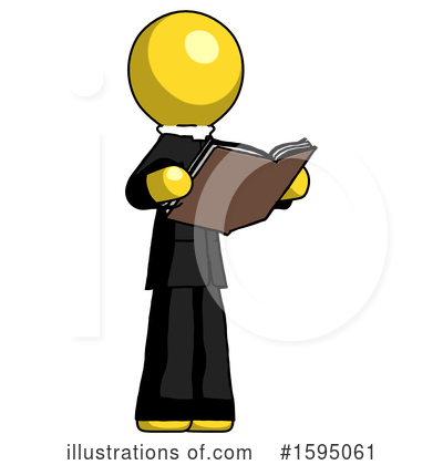 Royalty-Free (RF) Yellow Design Mascot Clipart Illustration by Leo Blanchette - Stock Sample #1595061