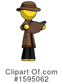 Yellow Design Mascot Clipart #1595062 by Leo Blanchette
