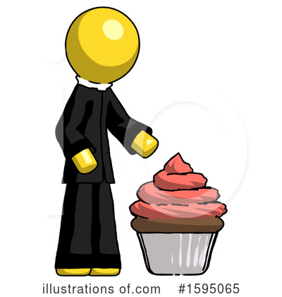 Royalty-Free (RF) Yellow Design Mascot Clipart Illustration by Leo Blanchette - Stock Sample #1595065