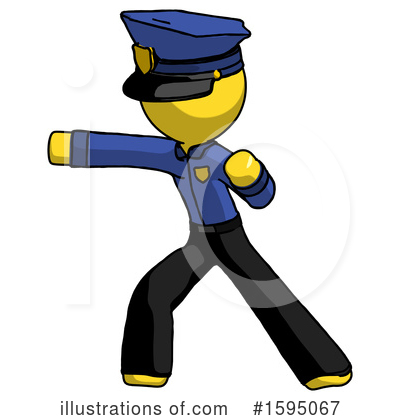 Royalty-Free (RF) Yellow Design Mascot Clipart Illustration by Leo Blanchette - Stock Sample #1595067