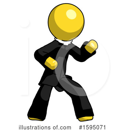 Royalty-Free (RF) Yellow Design Mascot Clipart Illustration by Leo Blanchette - Stock Sample #1595071