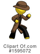 Yellow Design Mascot Clipart #1595072 by Leo Blanchette