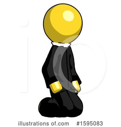 Royalty-Free (RF) Yellow Design Mascot Clipart Illustration by Leo Blanchette - Stock Sample #1595083