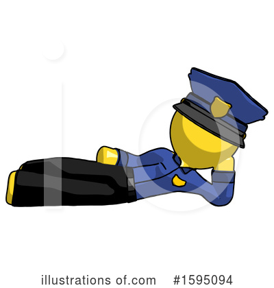 Royalty-Free (RF) Yellow Design Mascot Clipart Illustration by Leo Blanchette - Stock Sample #1595094