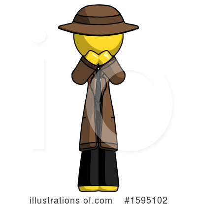 Royalty-Free (RF) Yellow Design Mascot Clipart Illustration by Leo Blanchette - Stock Sample #1595102