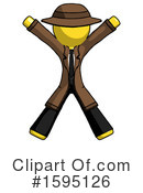 Yellow Design Mascot Clipart #1595126 by Leo Blanchette