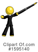 Yellow Design Mascot Clipart #1595140 by Leo Blanchette
