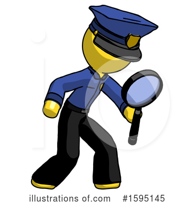 Royalty-Free (RF) Yellow Design Mascot Clipart Illustration by Leo Blanchette - Stock Sample #1595145