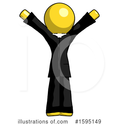 Royalty-Free (RF) Yellow Design Mascot Clipart Illustration by Leo Blanchette - Stock Sample #1595149