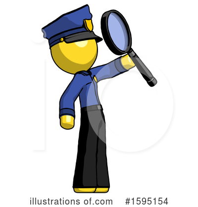 Royalty-Free (RF) Yellow Design Mascot Clipart Illustration by Leo Blanchette - Stock Sample #1595154