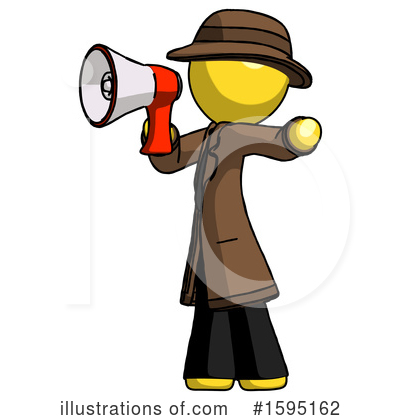 Royalty-Free (RF) Yellow Design Mascot Clipart Illustration by Leo Blanchette - Stock Sample #1595162