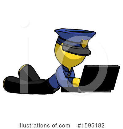 Royalty-Free (RF) Yellow Design Mascot Clipart Illustration by Leo Blanchette - Stock Sample #1595182