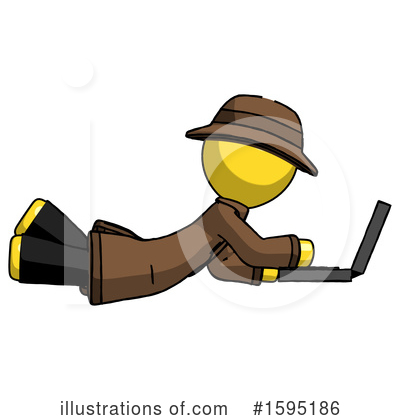 Royalty-Free (RF) Yellow Design Mascot Clipart Illustration by Leo Blanchette - Stock Sample #1595186