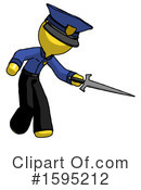 Yellow Design Mascot Clipart #1595212 by Leo Blanchette