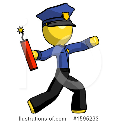 Royalty-Free (RF) Yellow Design Mascot Clipart Illustration by Leo Blanchette - Stock Sample #1595233