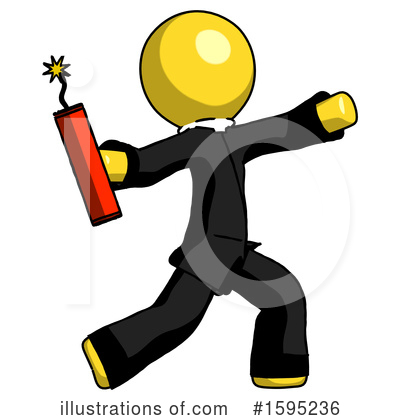 Royalty-Free (RF) Yellow Design Mascot Clipart Illustration by Leo Blanchette - Stock Sample #1595236