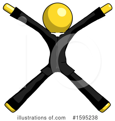 Royalty-Free (RF) Yellow Design Mascot Clipart Illustration by Leo Blanchette - Stock Sample #1595238
