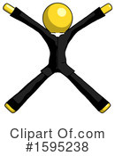 Yellow Design Mascot Clipart #1595238 by Leo Blanchette