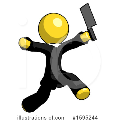 Royalty-Free (RF) Yellow Design Mascot Clipart Illustration by Leo Blanchette - Stock Sample #1595244