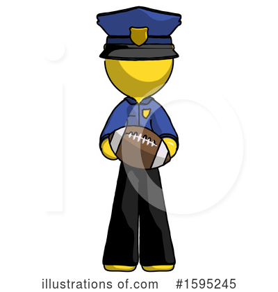 Royalty-Free (RF) Yellow Design Mascot Clipart Illustration by Leo Blanchette - Stock Sample #1595245