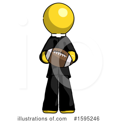 Royalty-Free (RF) Yellow Design Mascot Clipart Illustration by Leo Blanchette - Stock Sample #1595246