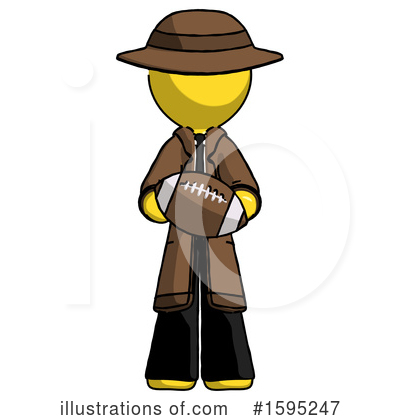 Royalty-Free (RF) Yellow Design Mascot Clipart Illustration by Leo Blanchette - Stock Sample #1595247