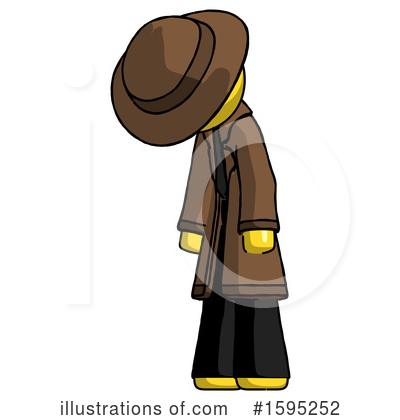 Royalty-Free (RF) Yellow Design Mascot Clipart Illustration by Leo Blanchette - Stock Sample #1595252