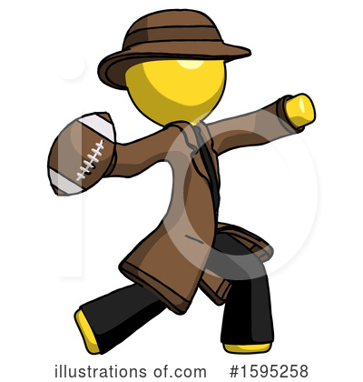 Royalty-Free (RF) Yellow Design Mascot Clipart Illustration by Leo Blanchette - Stock Sample #1595258