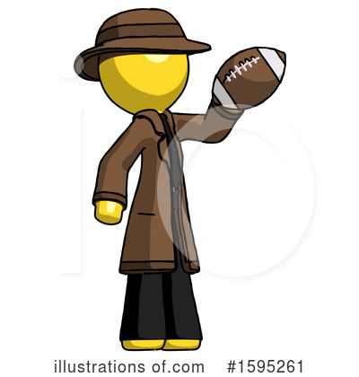 Royalty-Free (RF) Yellow Design Mascot Clipart Illustration by Leo Blanchette - Stock Sample #1595261