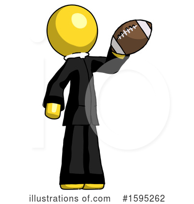Royalty-Free (RF) Yellow Design Mascot Clipart Illustration by Leo Blanchette - Stock Sample #1595262