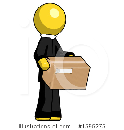 Royalty-Free (RF) Yellow Design Mascot Clipart Illustration by Leo Blanchette - Stock Sample #1595275