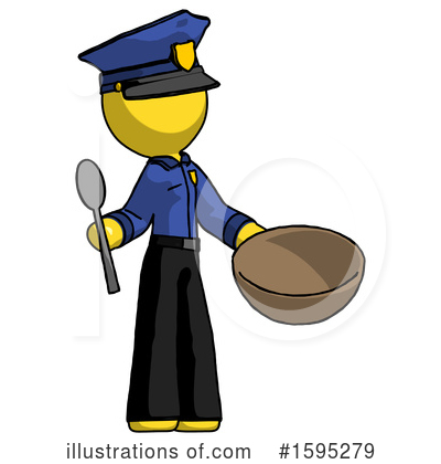Royalty-Free (RF) Yellow Design Mascot Clipart Illustration by Leo Blanchette - Stock Sample #1595279