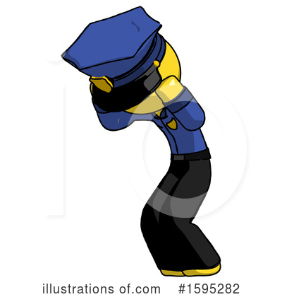 Royalty-Free (RF) Yellow Design Mascot Clipart Illustration by Leo Blanchette - Stock Sample #1595282