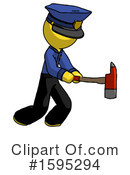 Yellow Design Mascot Clipart #1595294 by Leo Blanchette