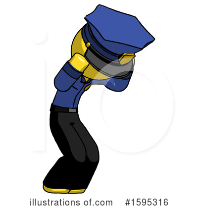 Royalty-Free (RF) Yellow Design Mascot Clipart Illustration by Leo Blanchette - Stock Sample #1595316