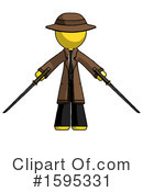 Yellow Design Mascot Clipart #1595331 by Leo Blanchette