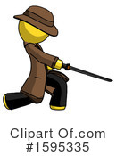 Yellow Design Mascot Clipart #1595335 by Leo Blanchette