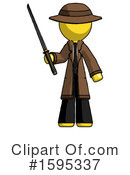 Yellow Design Mascot Clipart #1595337 by Leo Blanchette
