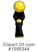 Yellow Design Mascot Clipart #1595344 by Leo Blanchette